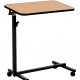 La table EASY en kit s’utilise au lit ou dans un fauteuil. Matériaux : acier, plateau mélaminé, roulettes plastiques.