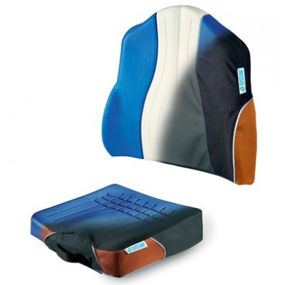 PACK THÉRAPEUTIQUE VISCOFLEX COUSSIN ET DOSSERET ANTI-ESCARRE POUR FAUTEUIL Le duo coussin dosseret Viscoflex offre une prévention optimale contre les escarres. Associés, le coussin Viscoflex et le dosseret Systam permettent de lutter efficacement contre les effets de poinçonnement grâce aux vertus conjuguées de la mousse viscoélastique. La mousse viscoélastique a une densité très élevée permettant d’augmenter la surface corporelle en contact avec le coussin anti-escarre pour fauteuil pour répartir les zones de pressions au niveau de la zone sacro-fessière. DISPOSITIF COMPLÉMENTAIRE DU COUSSIN D’AIDE À LA PRÉVENTION DE L’ESCARRE