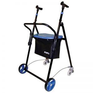 826224 - IDENTITES Ce rollator 2 roues AIR-On Plus dispose d'un siège, d'un sac à provisions amovible, d'un dossier sécurisant et du kit de freinage par appui sur les roues arrière. Déambulateur avec structure pliable en acier et pièces en thermoplastique.Dimensions : larg. 56 x prof. 56 x haut. 85/91 cm. Hauteur assise 53 cm. Largeur des poignées 40 cm.Ultra-léger : seulement 3,5 kg !Poids maximum supporté 110 kg 2 coloris disponibles : bleu et turquoise