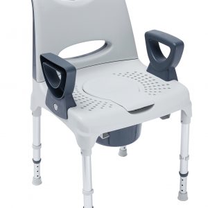 Les chaises AQ-TICA s’utilisent comme chaise percée, rehausse Wc ou siège de douche. Un bouchon obturateur permet un usage dans la douche avec un confort accru, l'eau s'écoulant par l'assise ajourée. Livrées en kit, assemblage sans outil.