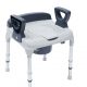 Les chaises AQ-TICA s’utilisent comme chaise percée, rehausse Wc ou siège de douche. 