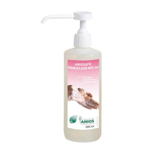 ANIOSAFE MANUCLEAR HF Aniosafe Manuclear HF a été formulé sans agent détergent. Ce savon convient à un usage fréquent. Il convient également aux peaux les plus fragiles et notamment aux enfants de moins de 3 ans. Aniosafe Manuclear HF est disponible 500 ML, 1L, 1L Airless ou 5 LAniosafe Manuclear HF est un savon adapté aux utilisations fréquentes. Il peut être aussi bien utilisé pour le lavage simple des mains que pour la toilette générale.