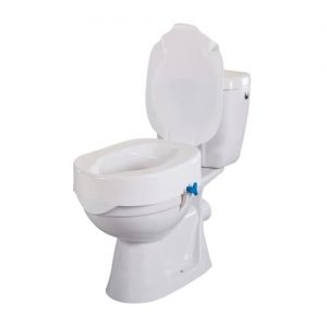 REHAUSSE WC ATOUT TEC 10CM AVEC OU SANS COUVERCLE Surélévateur ergonomique de toilette de 10 cm. Avec couvercle. Facile à installer grâce à ses 2 pattes à serrer avec une molette. Profil supérieur incurvé pour épouser la forme du corps. Dégagements à l’avant et à l’arrière pour faciliter l’hygiène intime. Facile à nettoyer. Résiste au nettoyage machine et à l’autoclave.