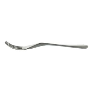 Cette fourchette-couteau permet de trancher des aliments tendres. Sa conception en inox haute qualité et sa forme très ergonomique permettent de couper d'une seule main avec une position des doigts très confortable. Garantie lave-vaisselle.